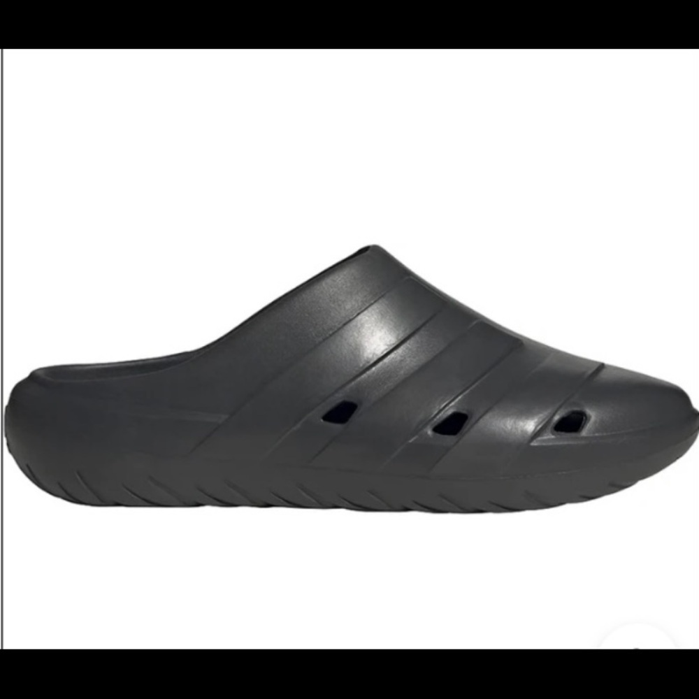 Men's Adidas Clogs - US 11 Carbon/Core Black - Picture 2 of 6